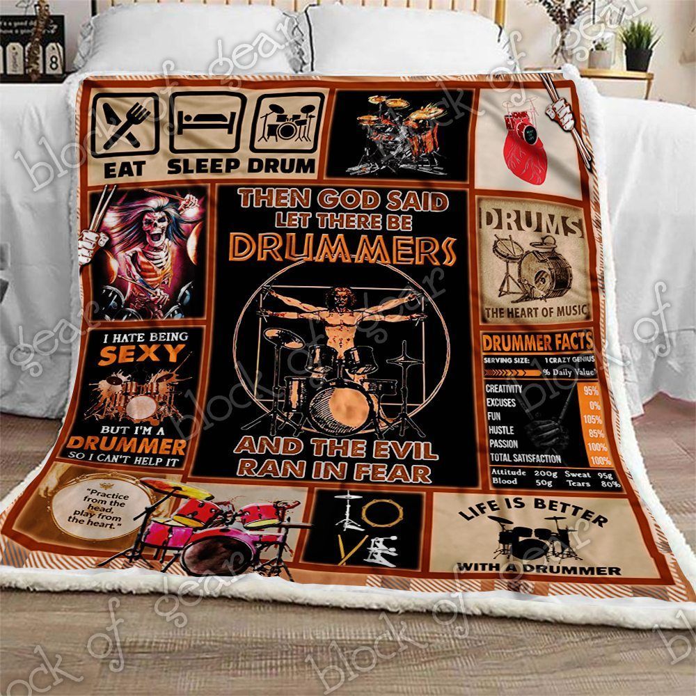 Drummer Sherpa Fleece Blanket