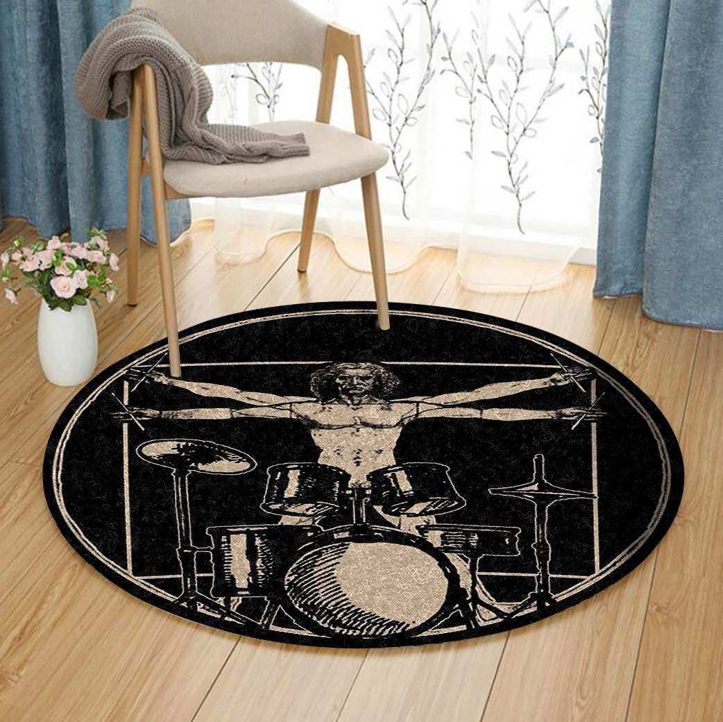 Drummer Round Carpet
