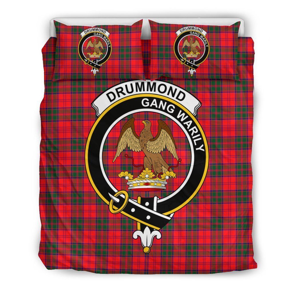 Drummond Clan Badge Tartan Bedding Set