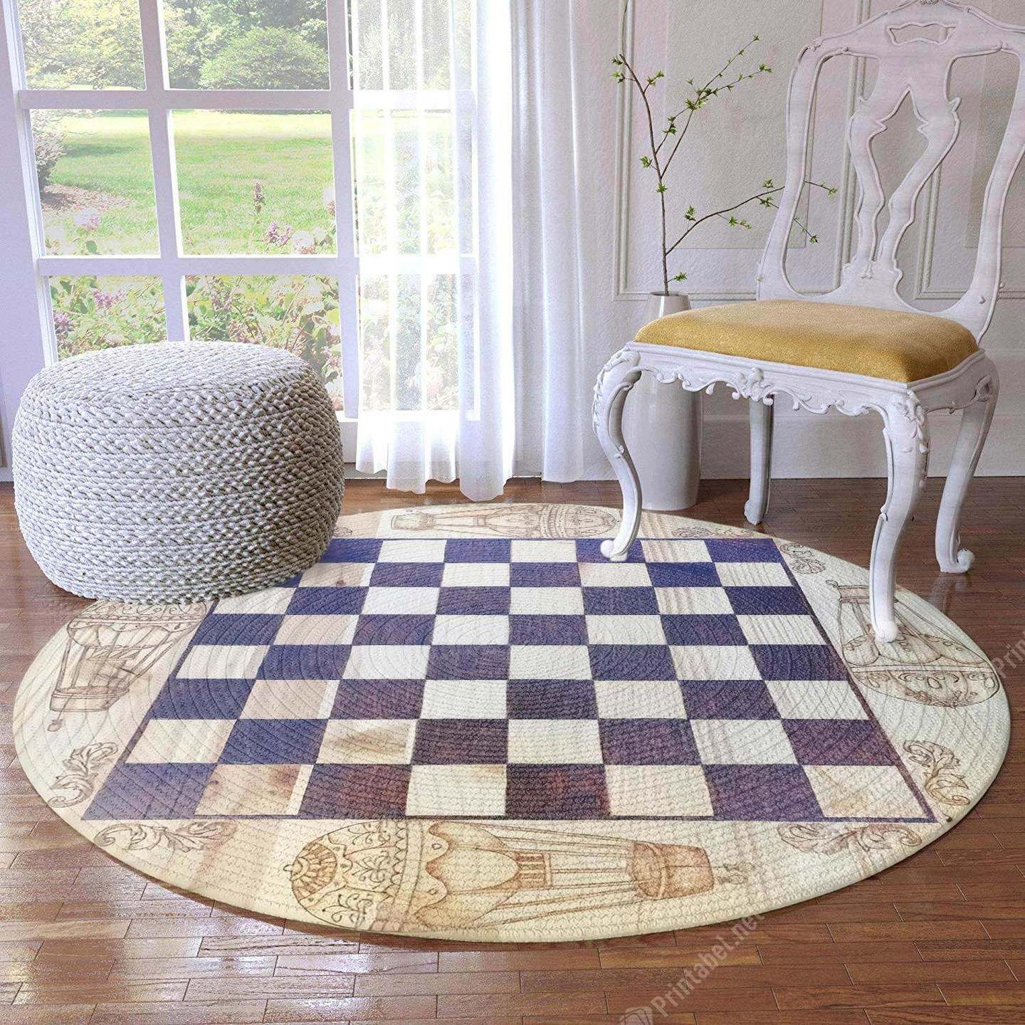 Dual Play Round Carpet