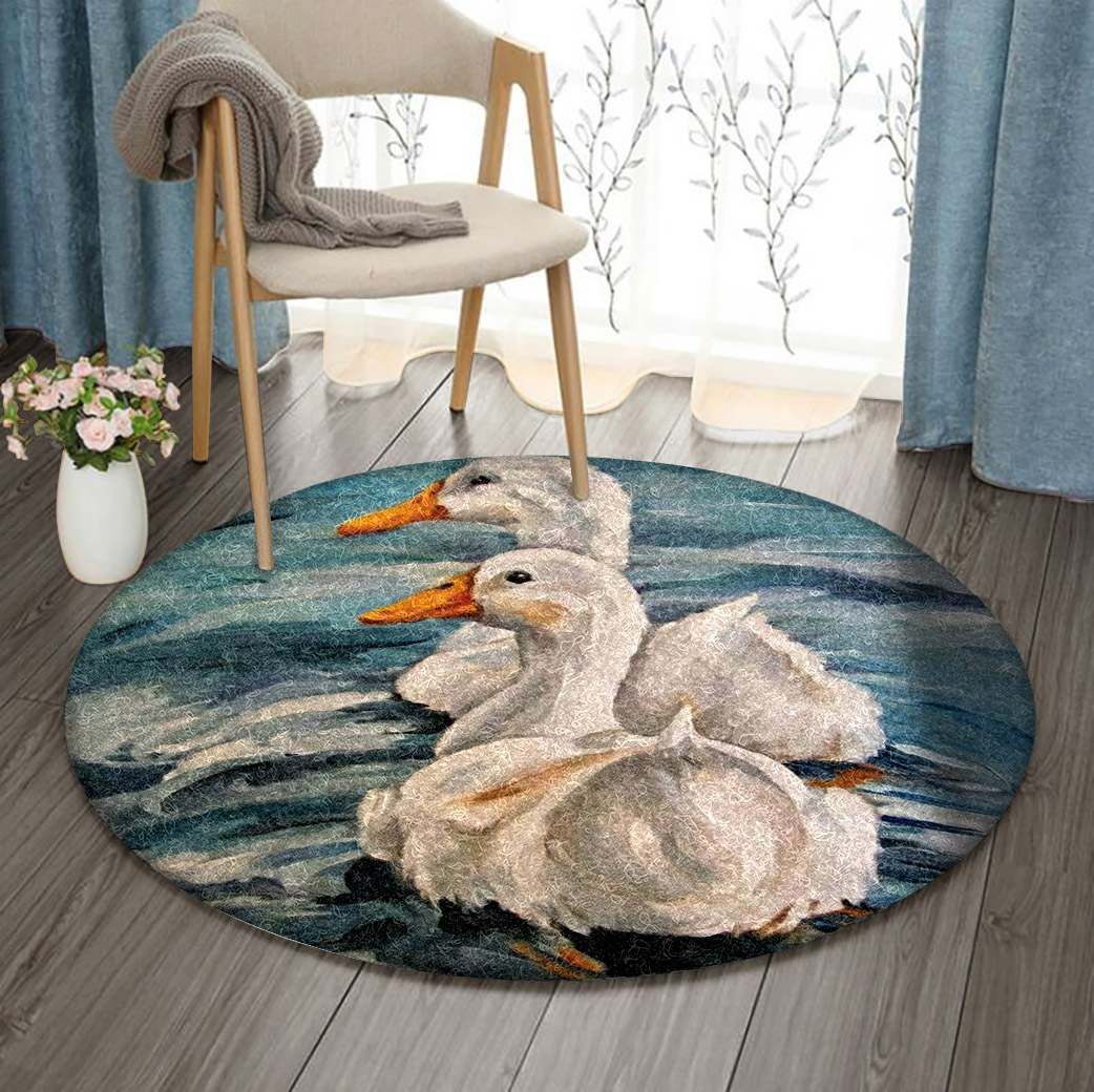 Duck Round Carpet
