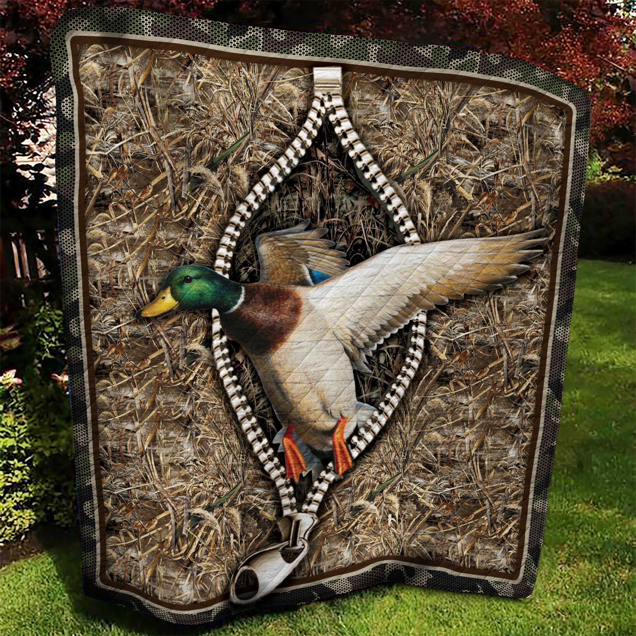 Duck Hunting AAA110904TA Quilt Blanket