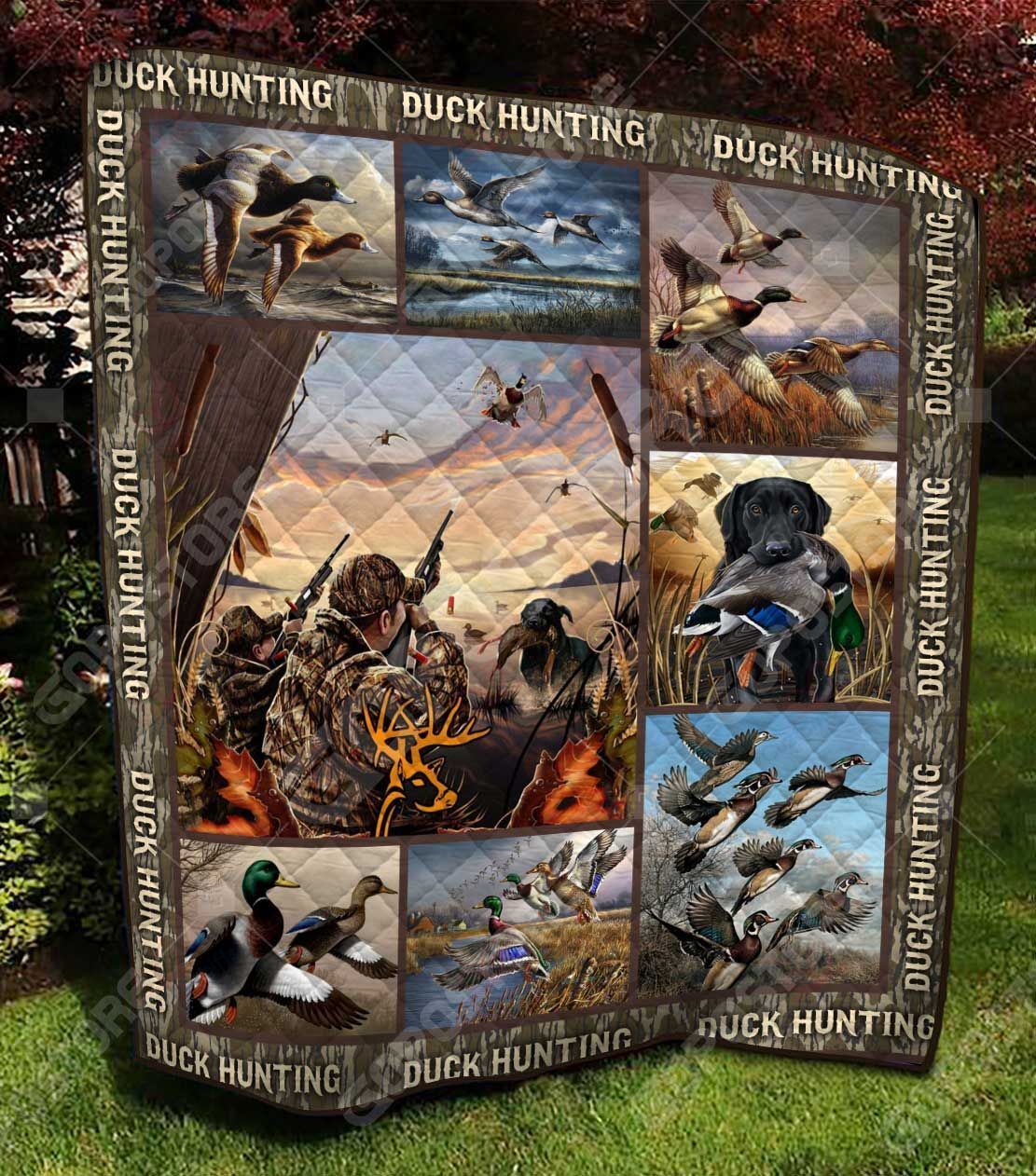 Duck Hunting Art NC0709128CL Quilt Blanket