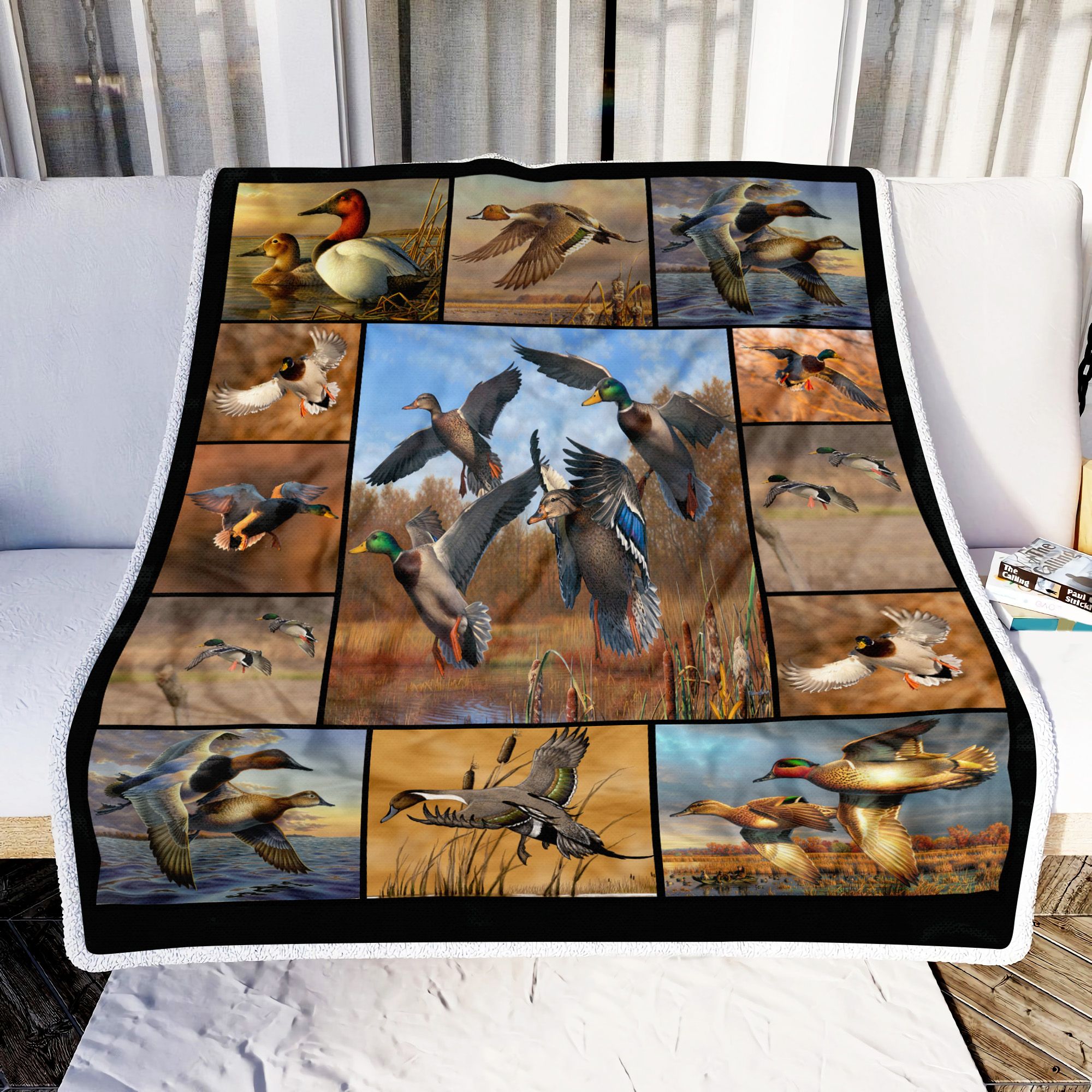 Duck Hunting Fleece Blanket