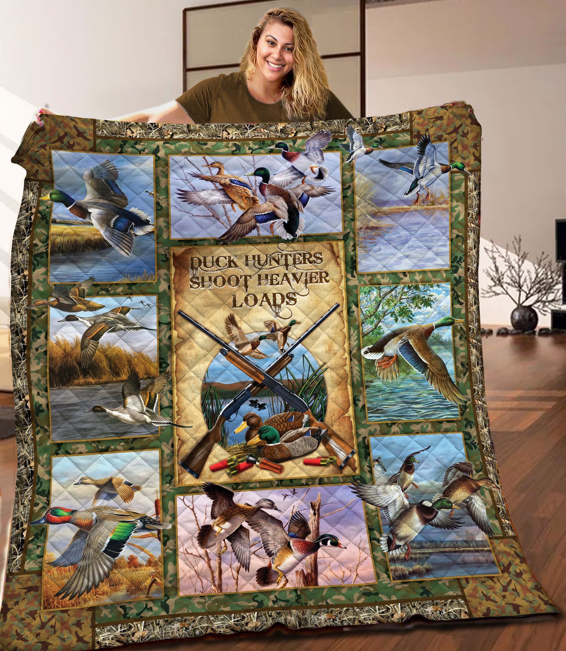 Duck Hunting Quilt Blanket C9B030304TA