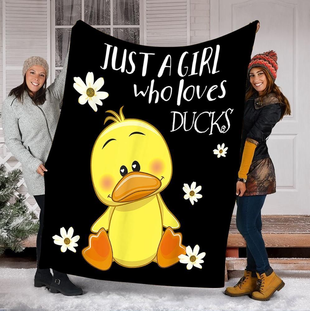 Ducks Sherpa Fleece Blanket