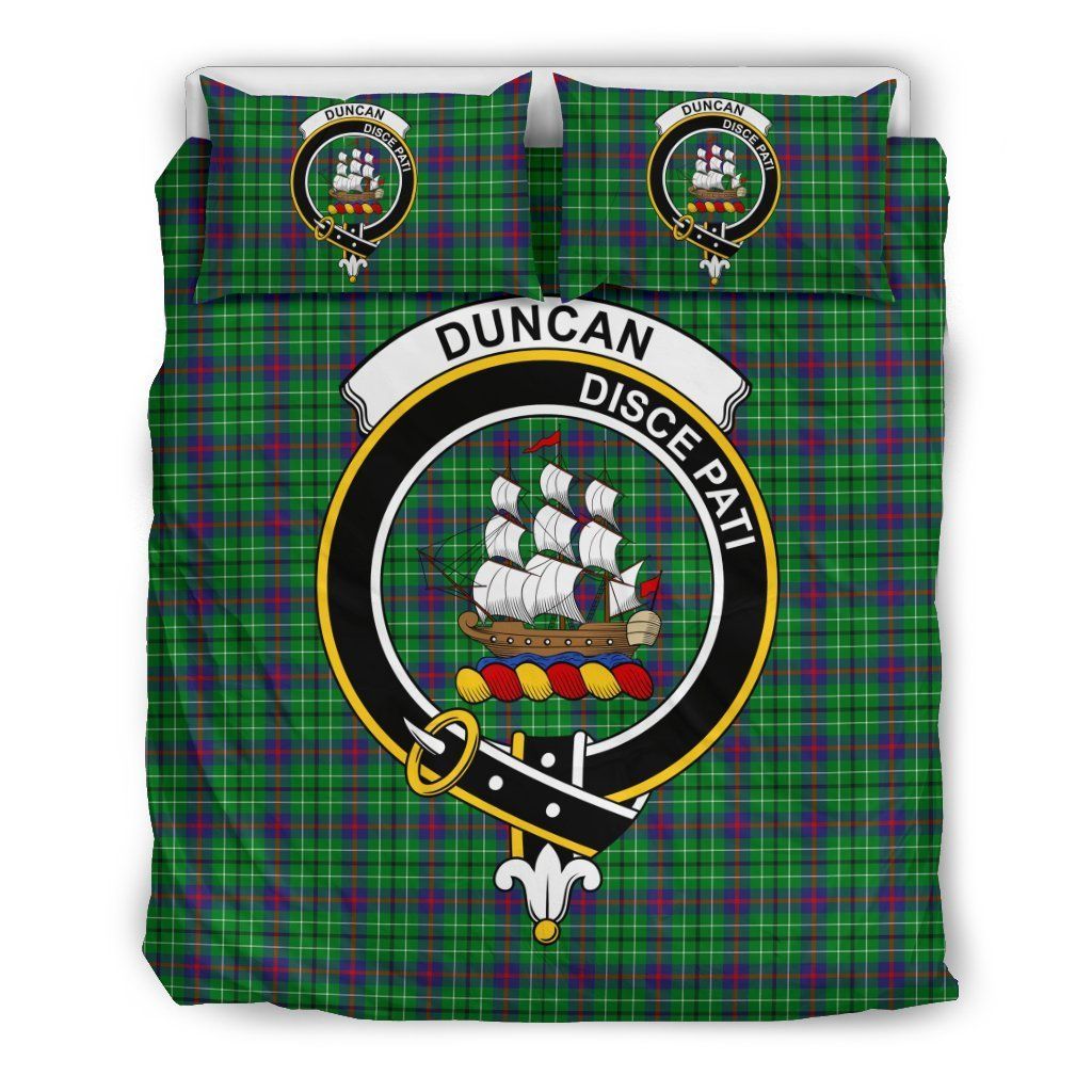Duncan Clan Badge Tartan Bedding Set