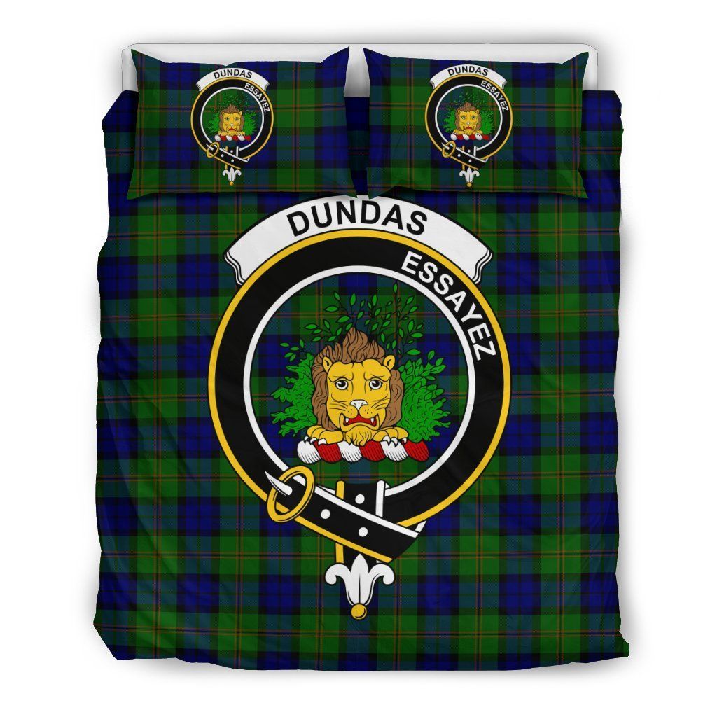 Dundas Clan Badge Tartan Bedding Set