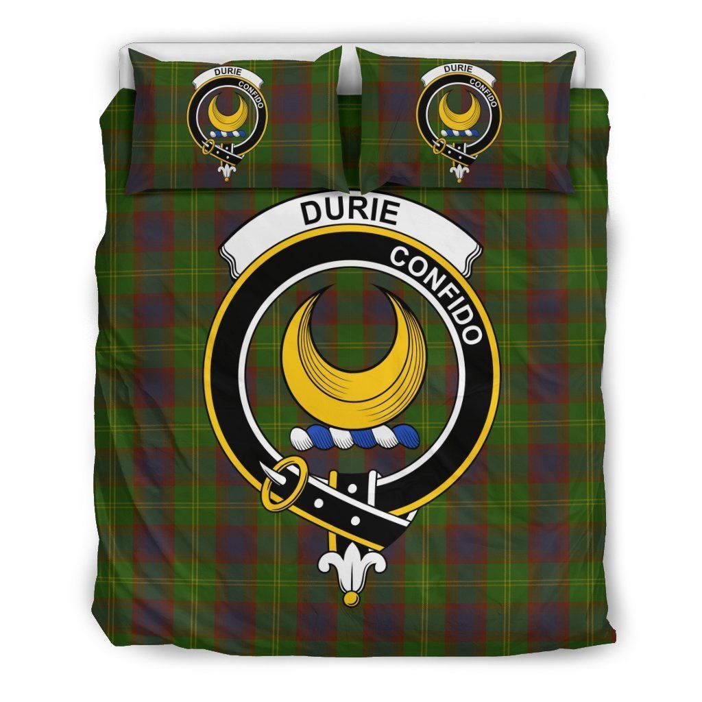 Durie Clan Badge Tartan Bedding Set