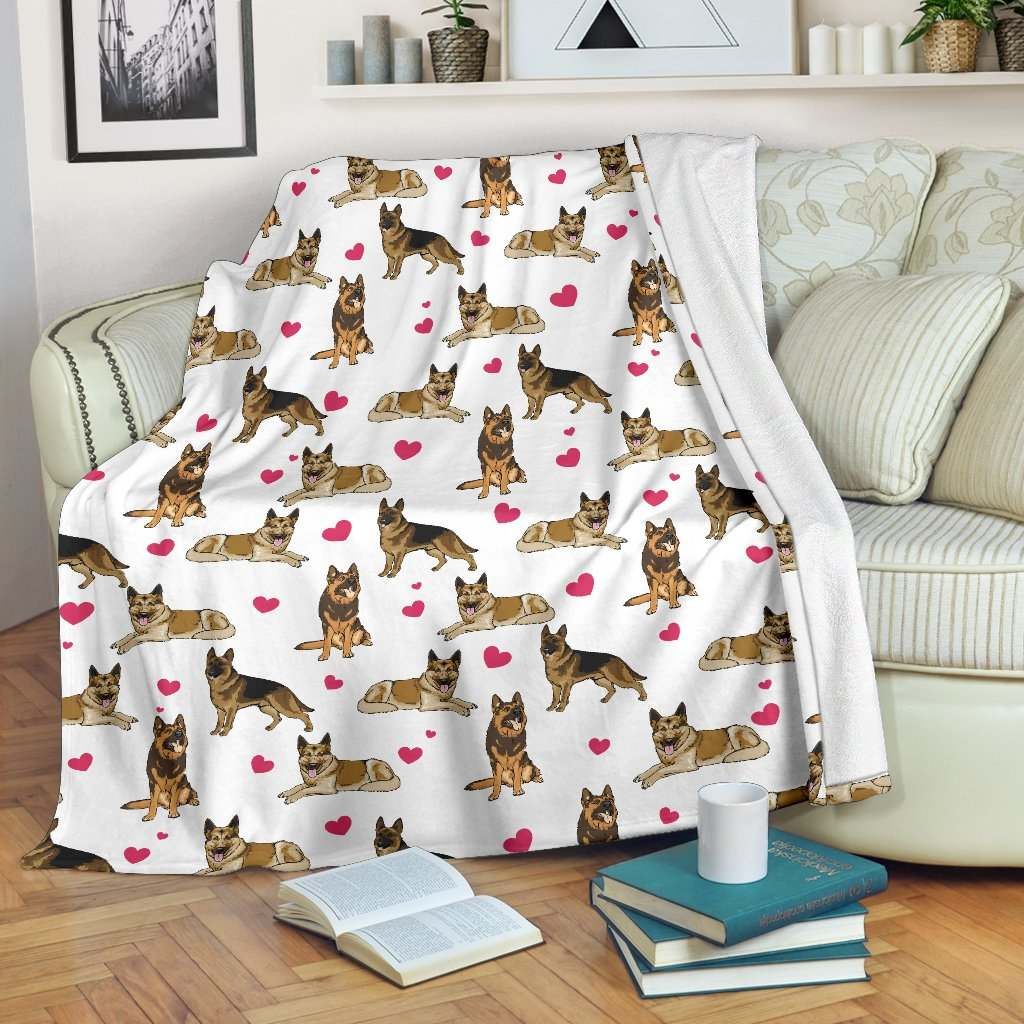 Dutch Shepherd Heart Blanket