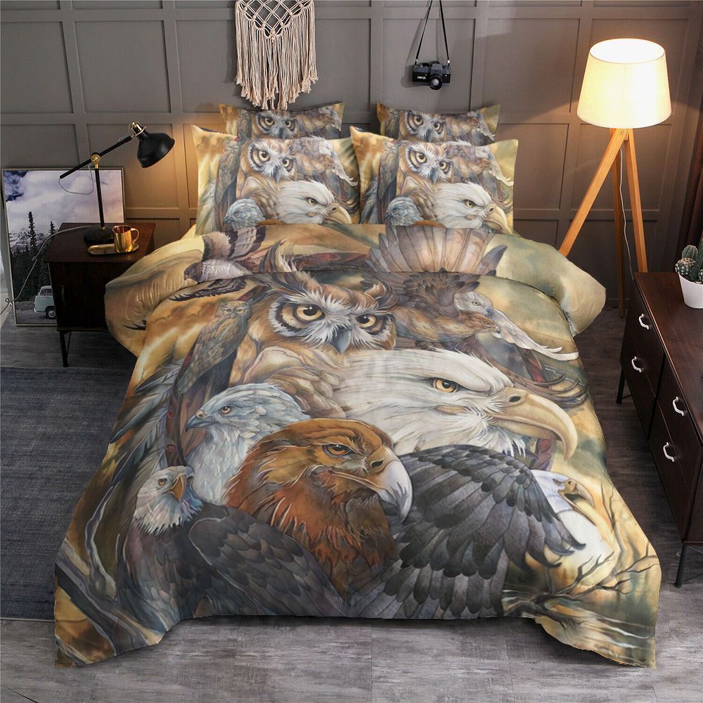 Eagle And Owl Bedding Set