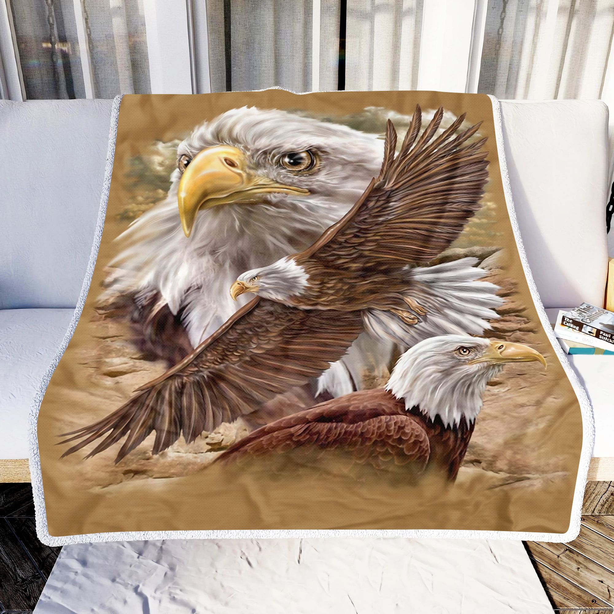 Eagle Art Fleece Blanket