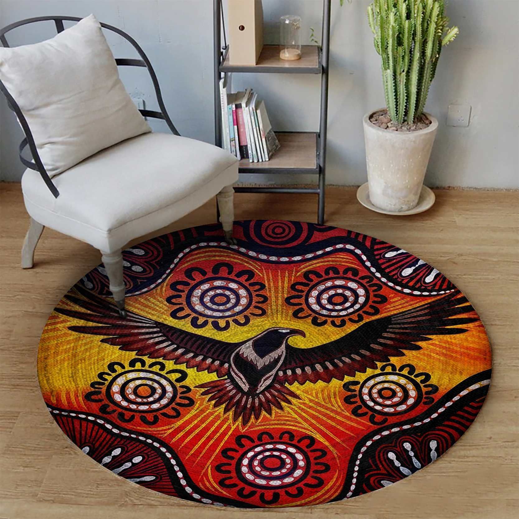 Eagle Round Carpet