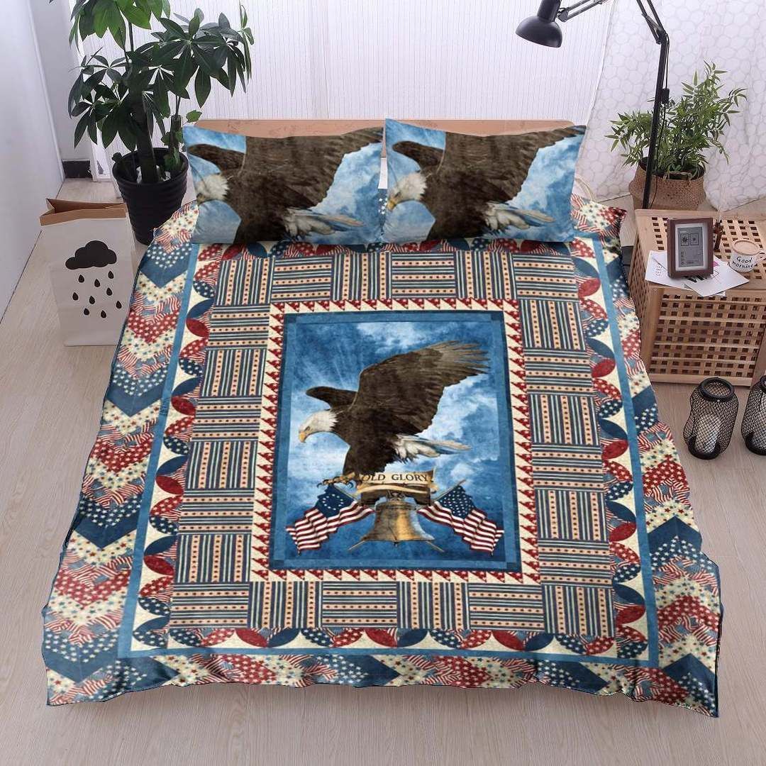 Eagle Twin Queen King Cotton Bed Sheets Spread Comforter Bedding Set