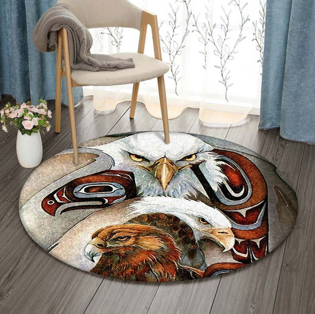 Eagle Round Carpet