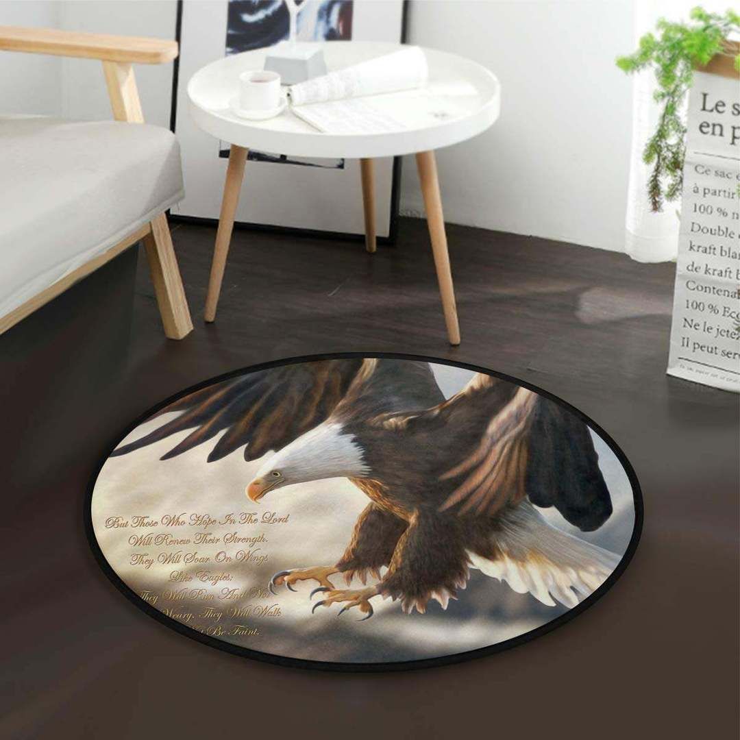 Eagle Round Carpet