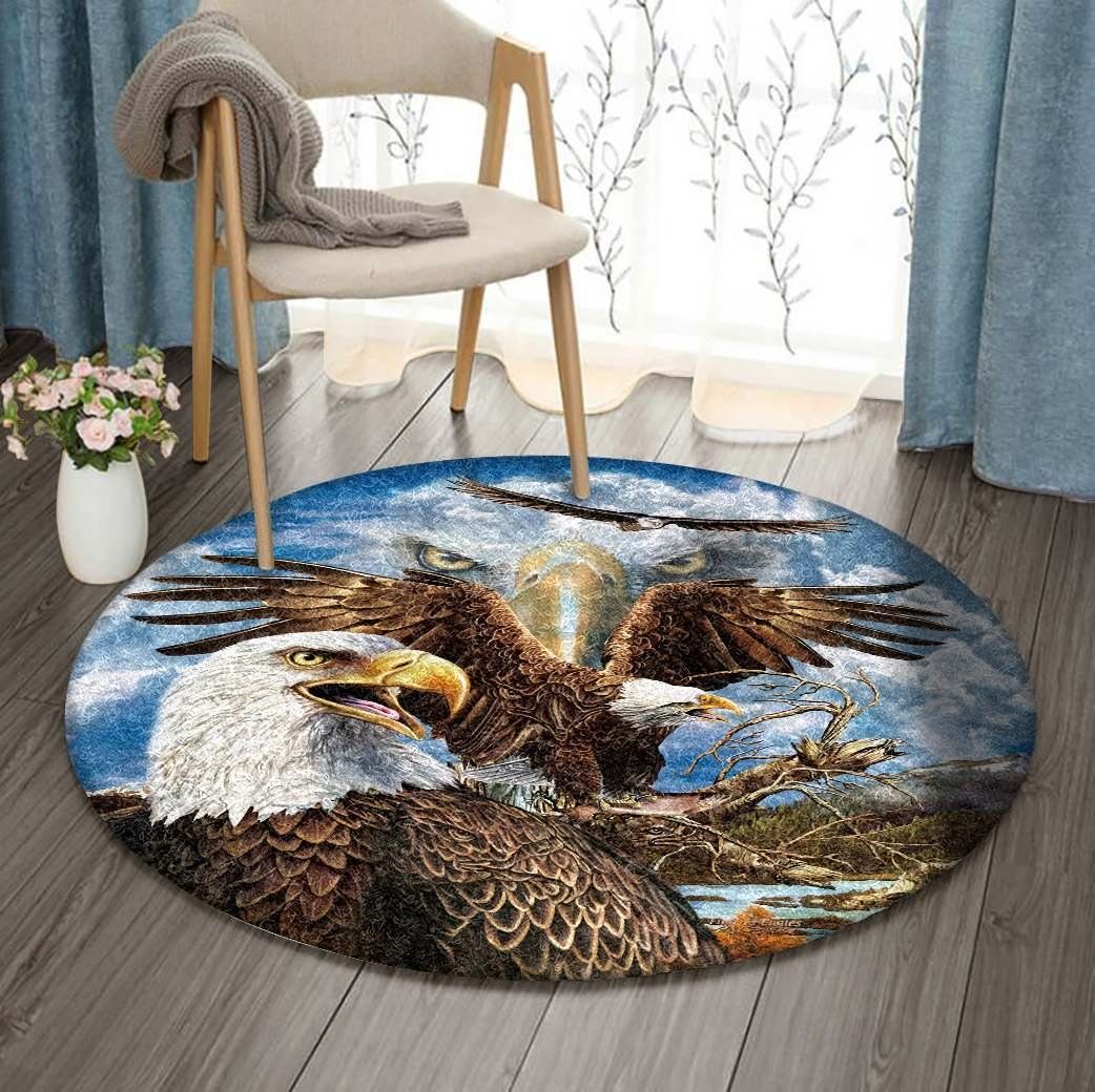 Eagle Round Carpet