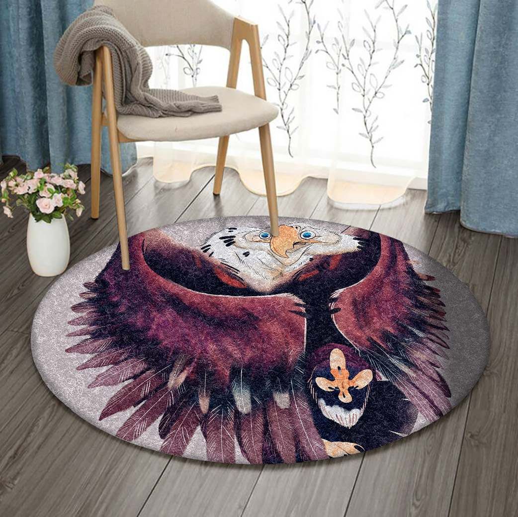 Eagle Round Carpet