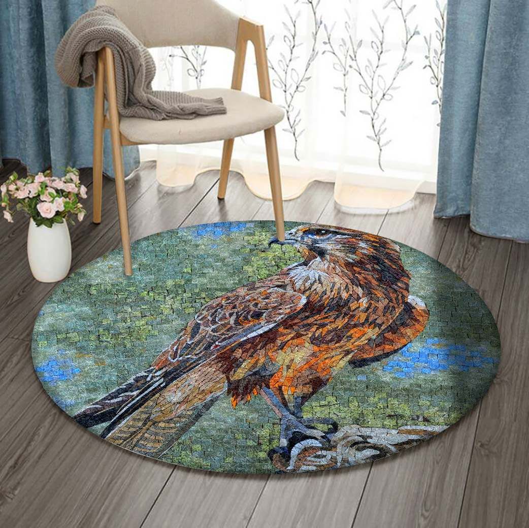 Eagle Round Carpet