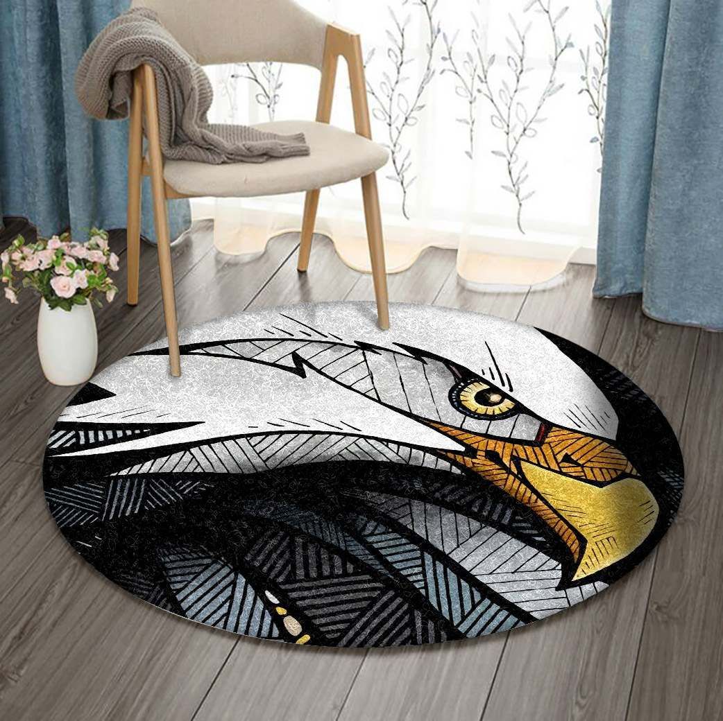 Eagle Round Carpet
