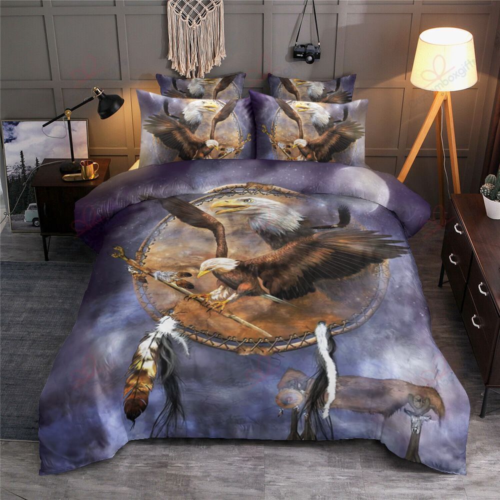 Eagle Dreamcatcher Native American Bedding Set