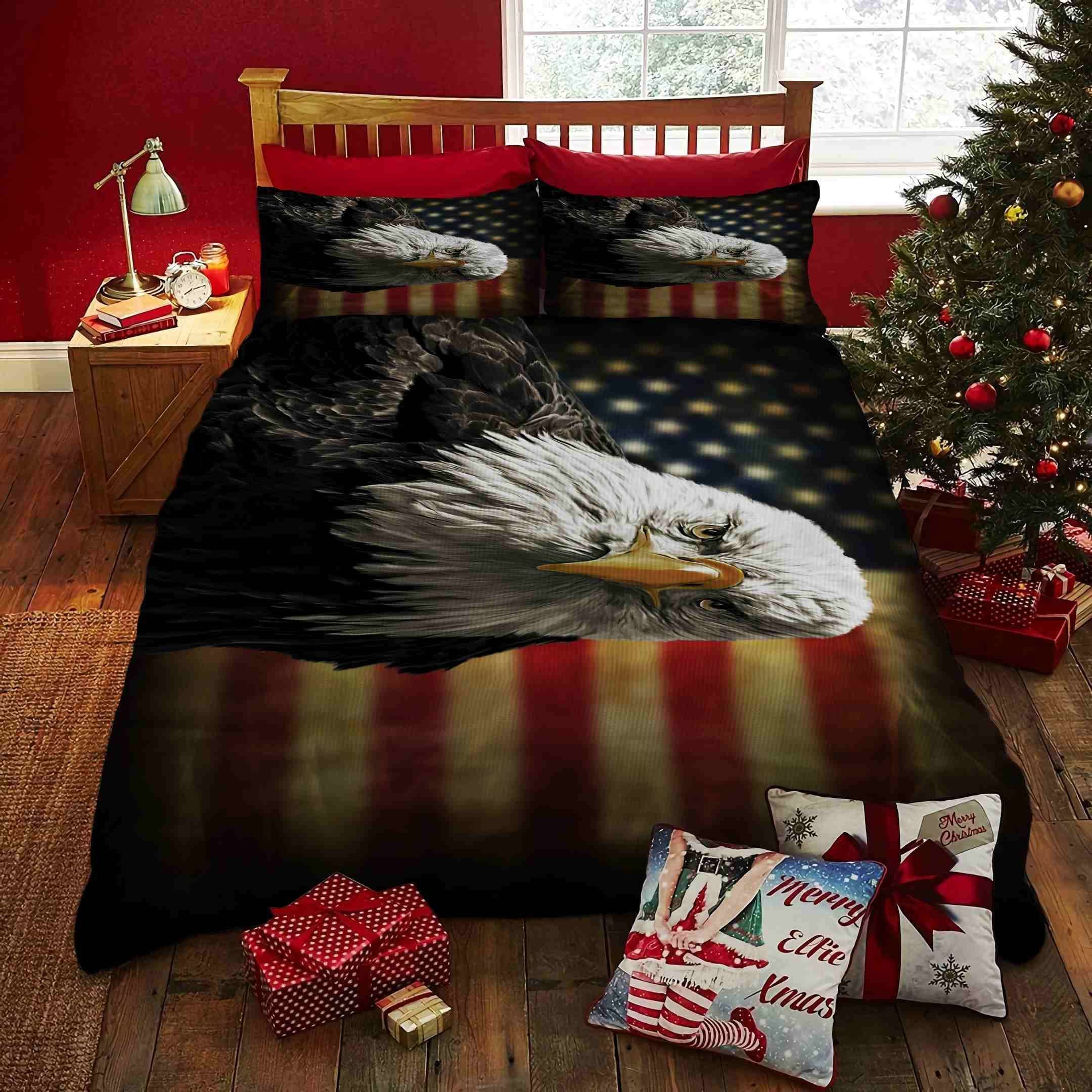 Eagle Flag Bedding Set