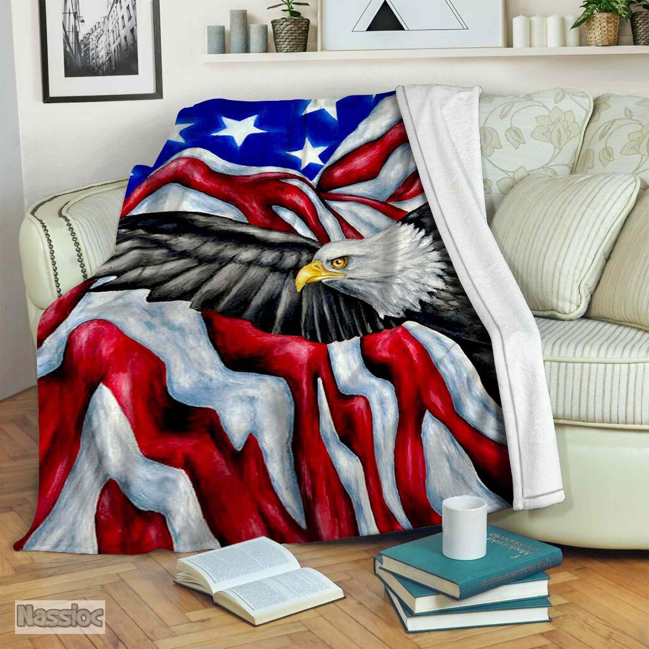 Eagle Fleece Blanket