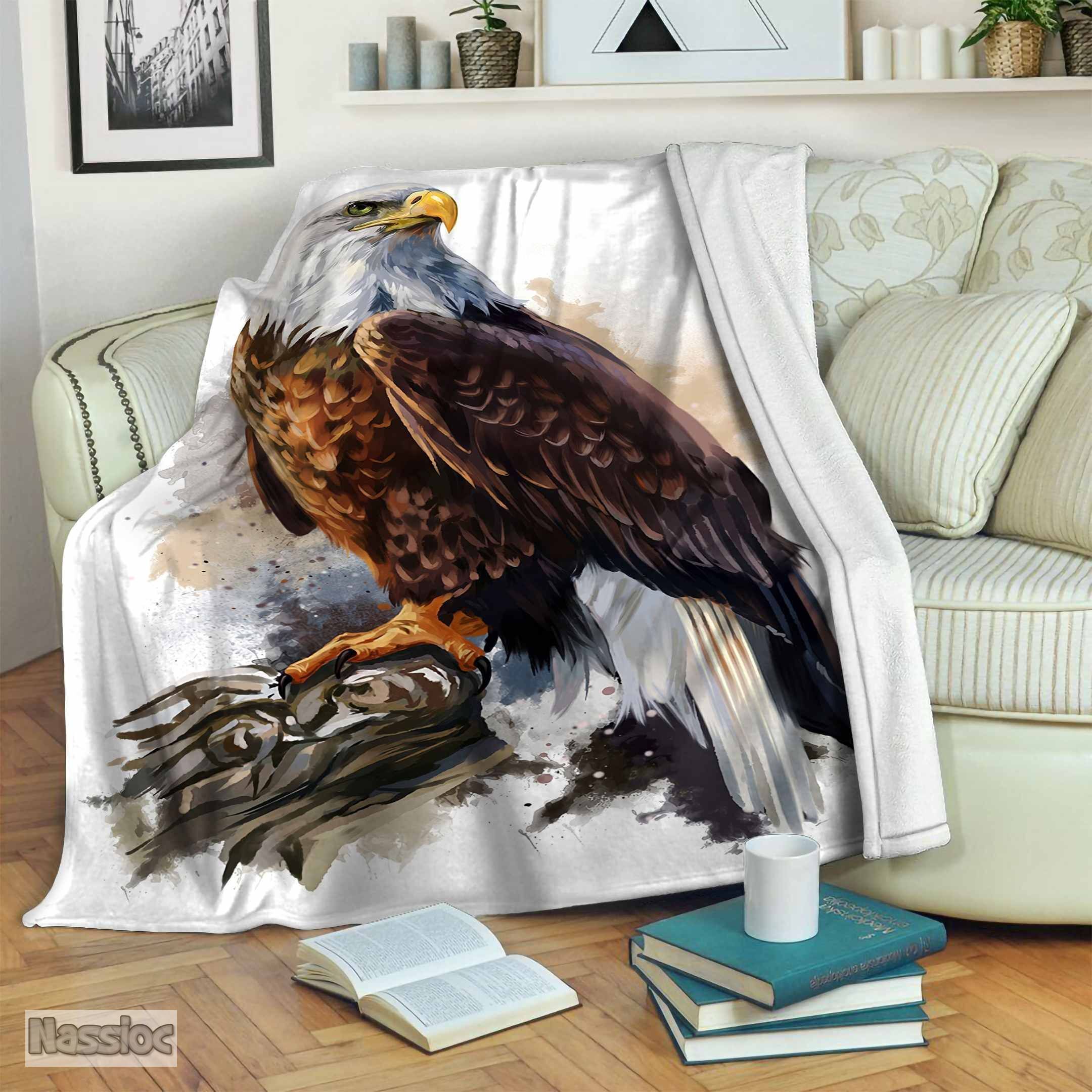 Eagle Fleece Blanket