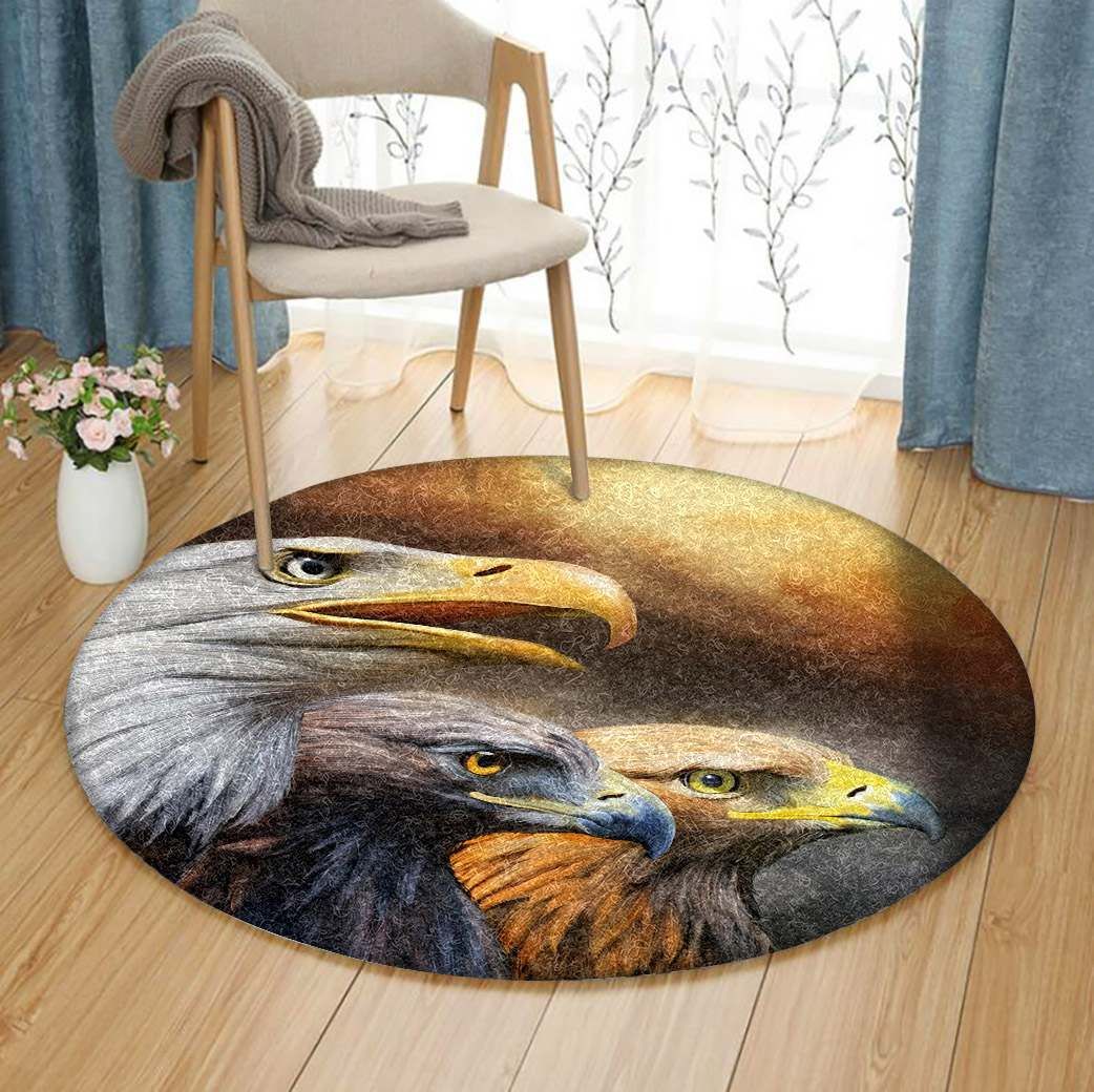 Eagle Round Carpet