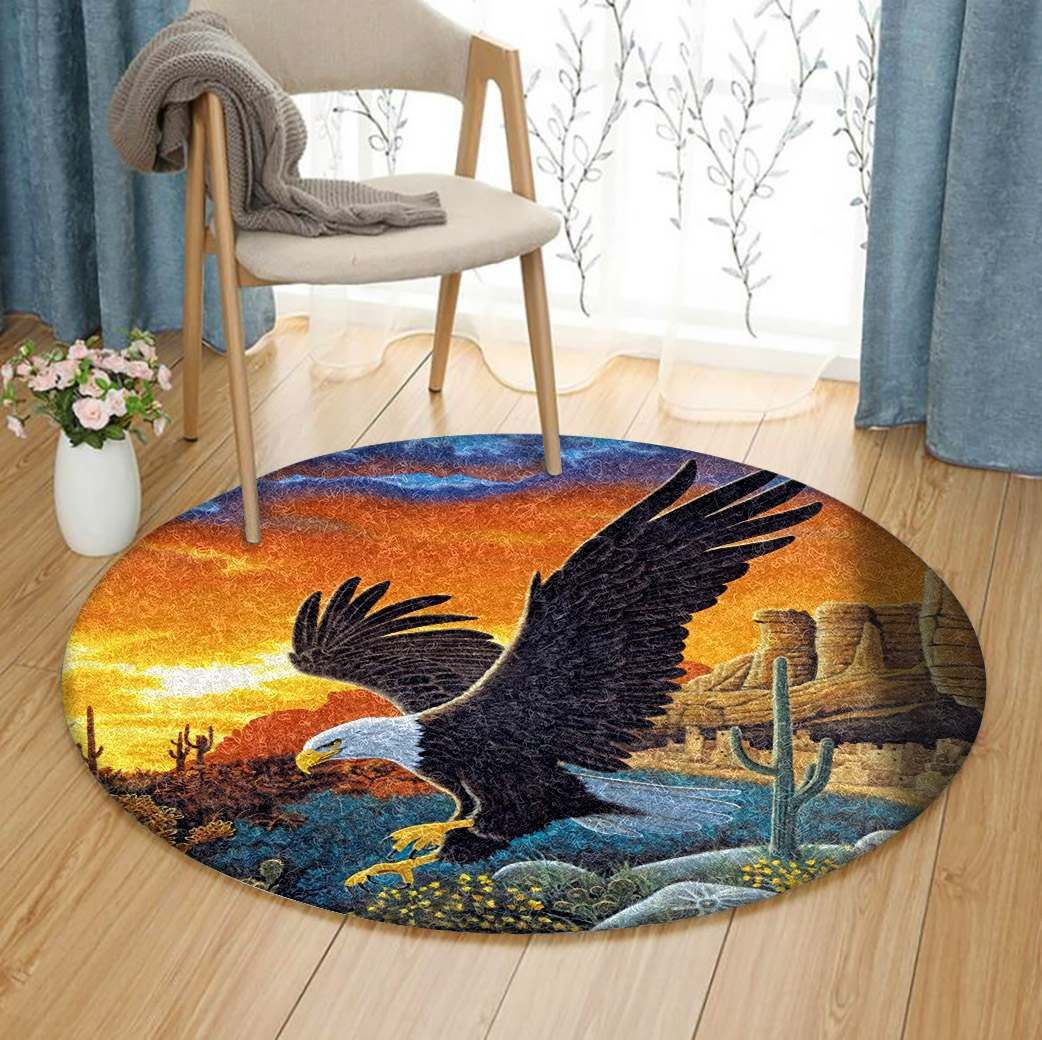 Eagle Round Carpet