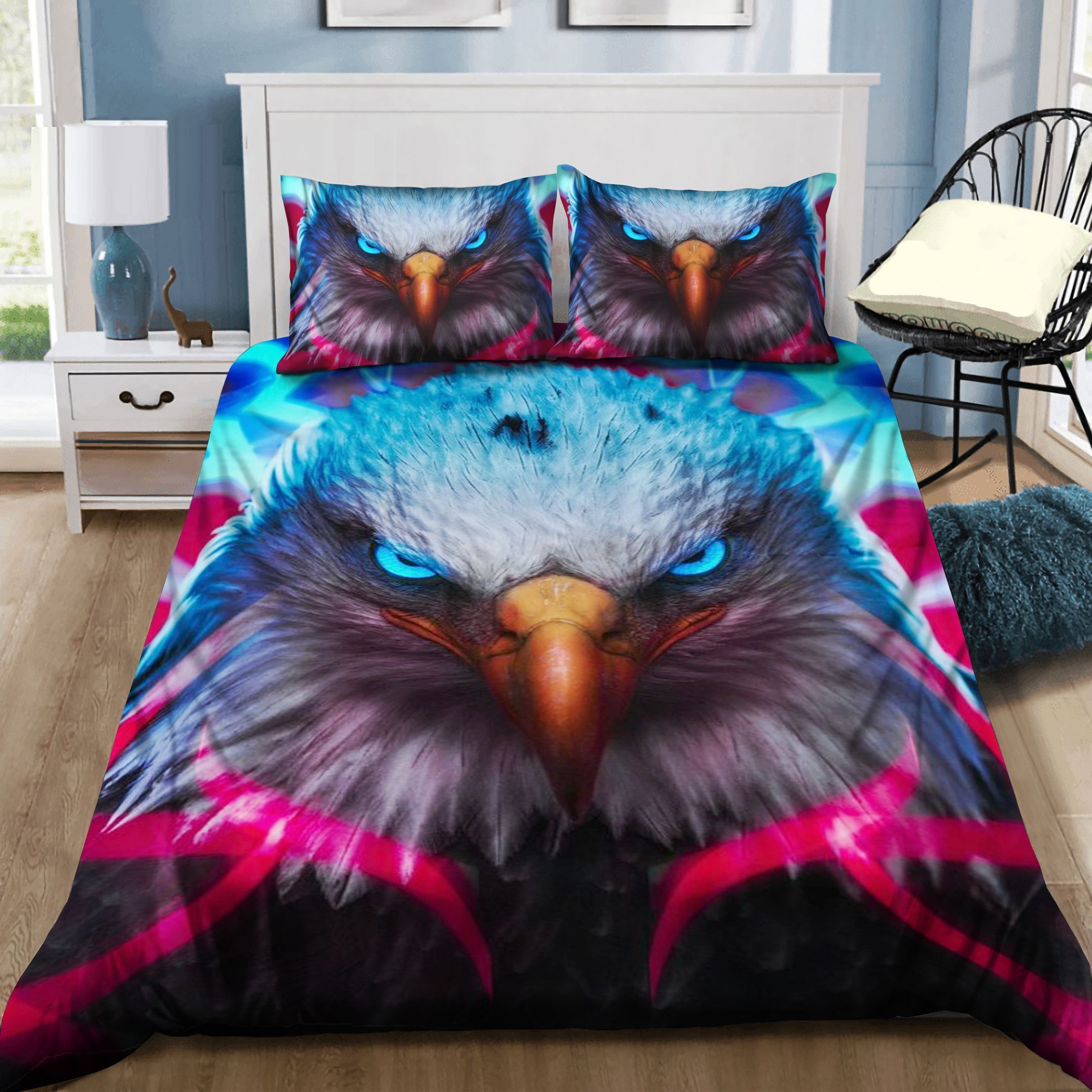 Eagle Light Color Bedding Set