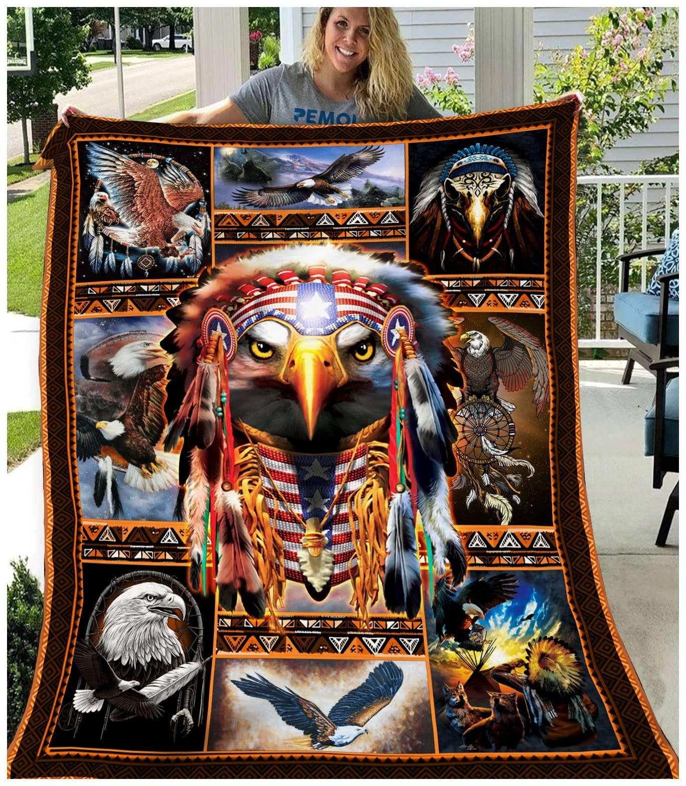 Eagle Fleece Blanket