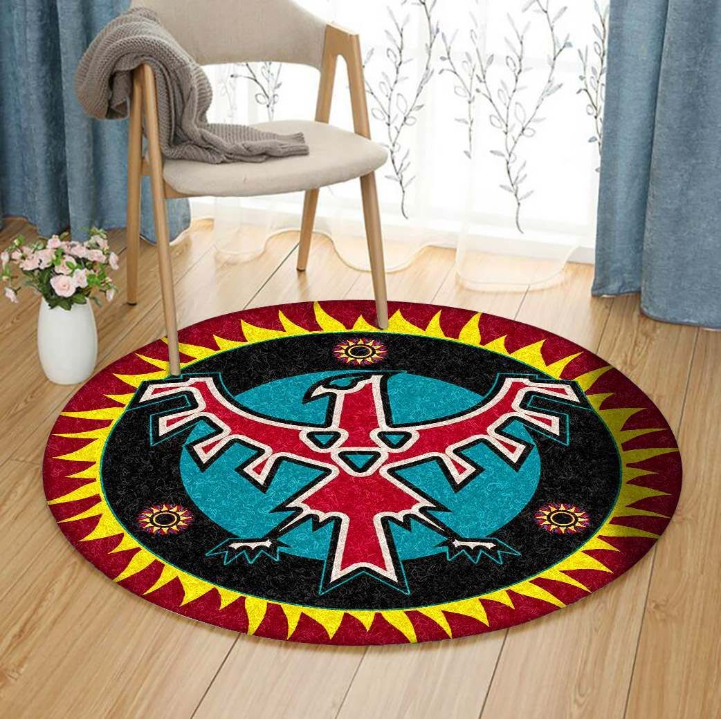 Eagle Native American Round Carpet