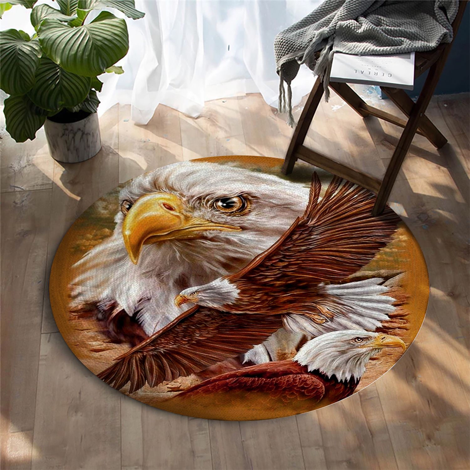 Eagle Round Carpet