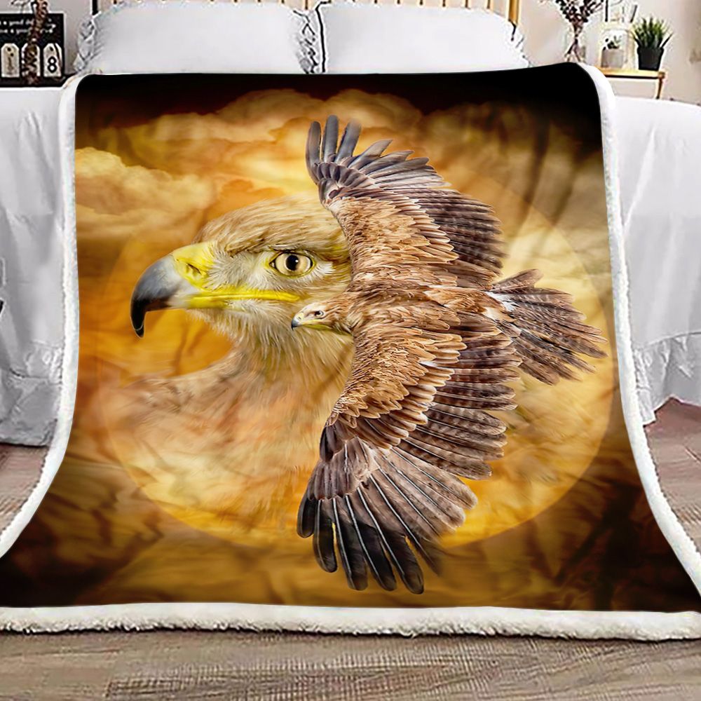 Eagle Spirit Of The Wind Fleece Blanket