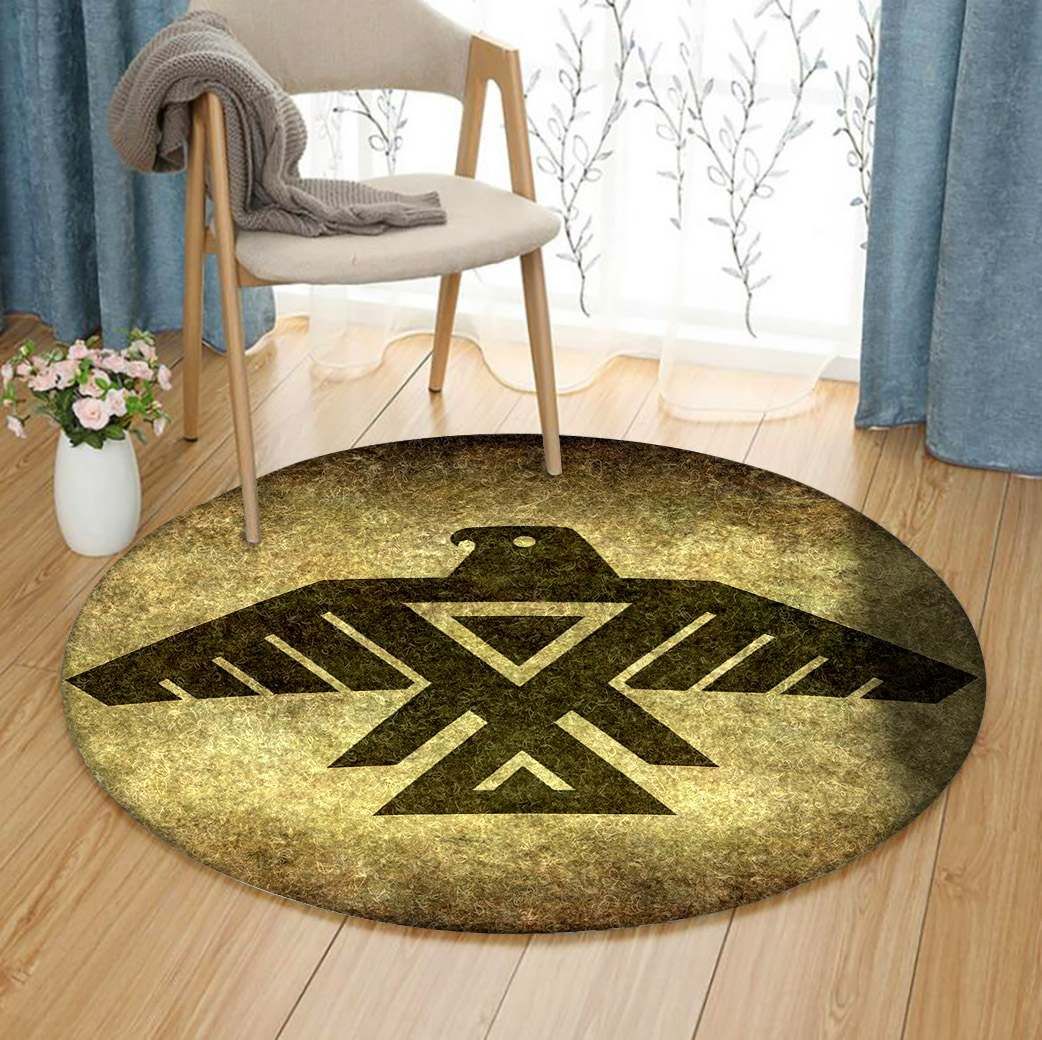 Eagle Symbol Round Carpet