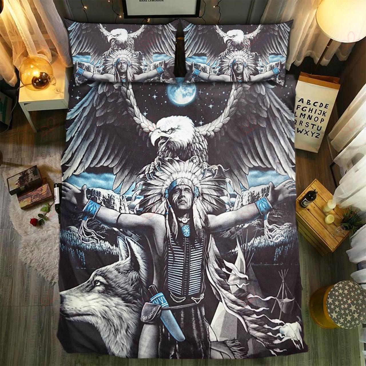 Eagles Native American Bedding Set