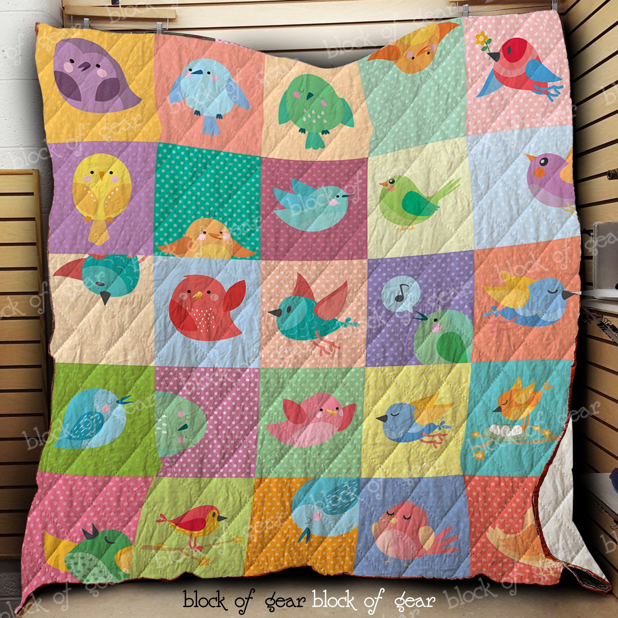 Easily Distracted By Birds Quilt Dk493 Dhc11122060Dd