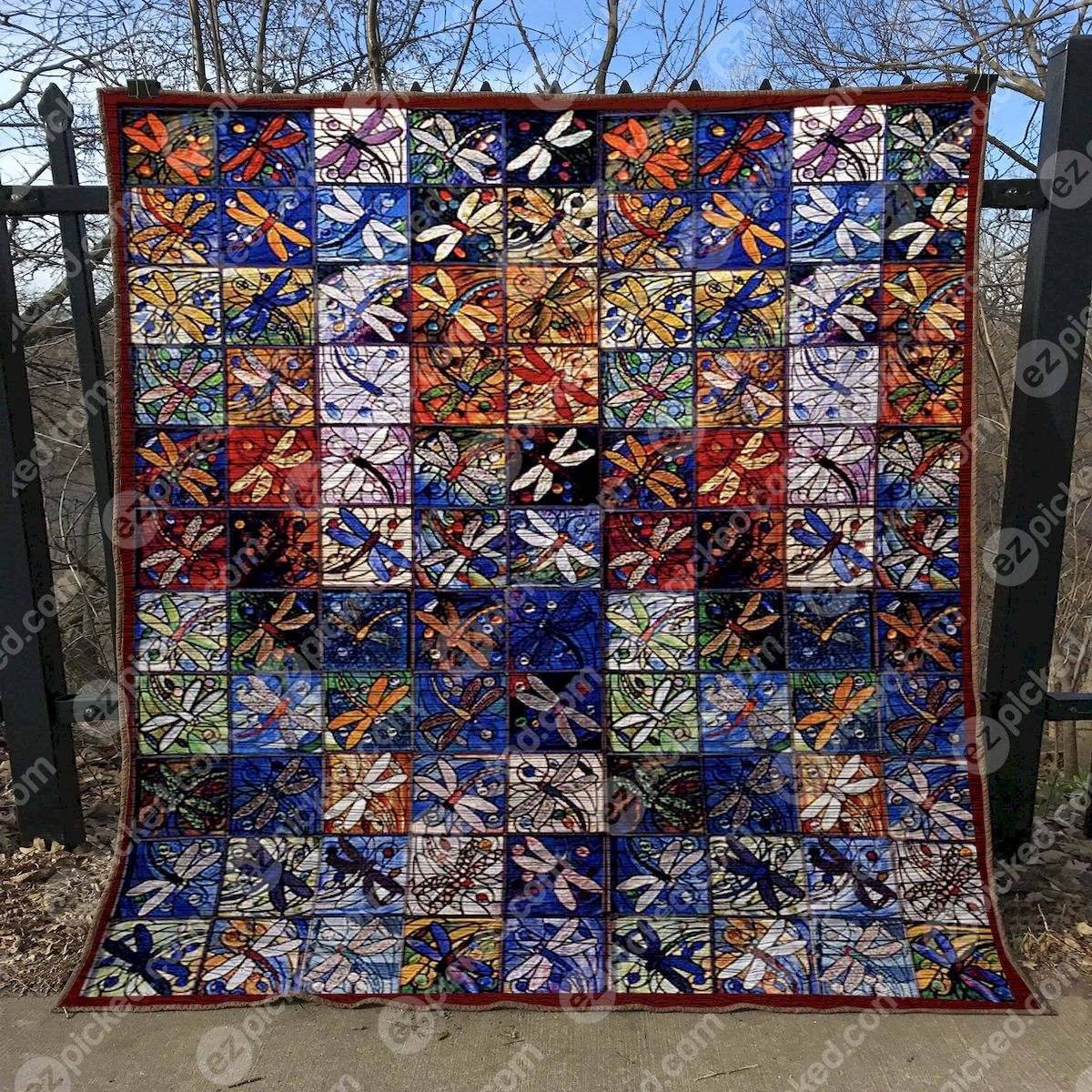 Easily Distracted By Dragonfly CLT180619 Quilt Blanket