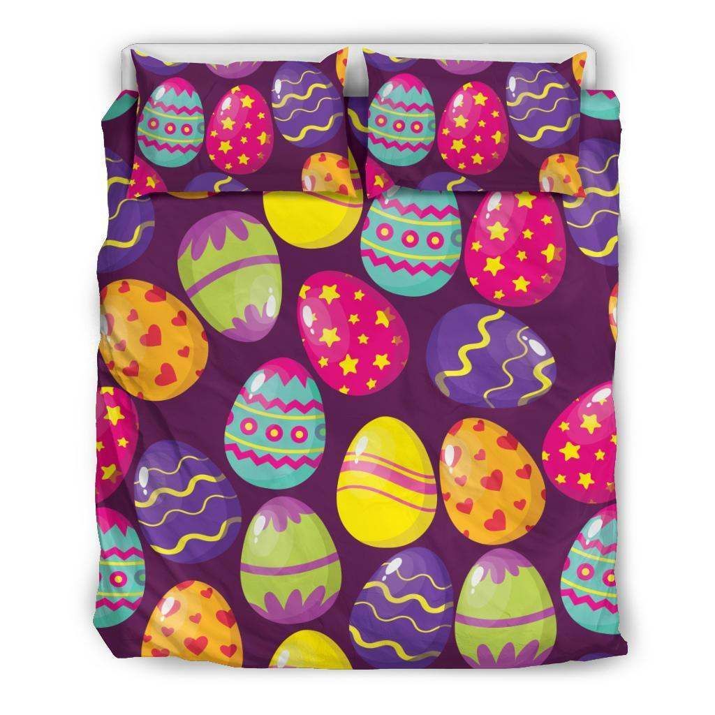 Easter Eggs Pattern Print Design Bedding Set
