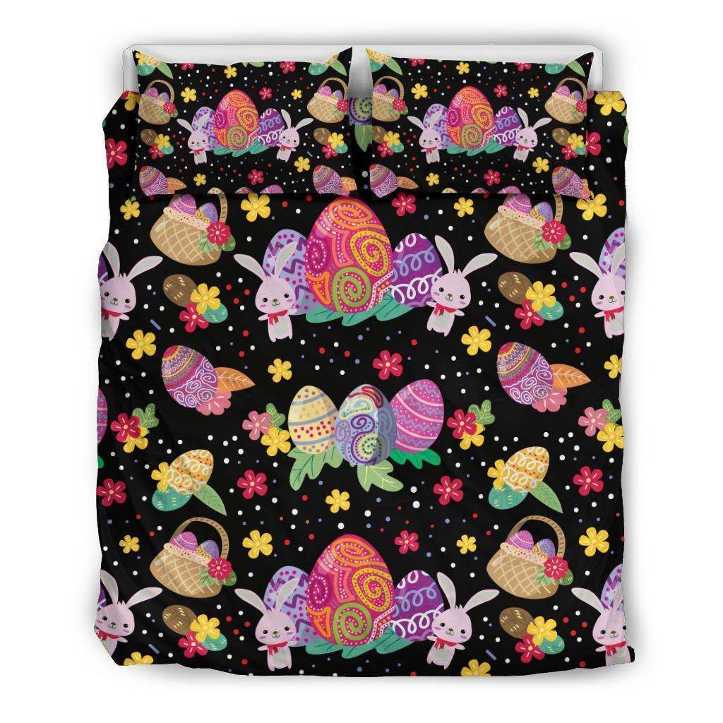 Easter Eggs Pattern Print Design Bedding Set