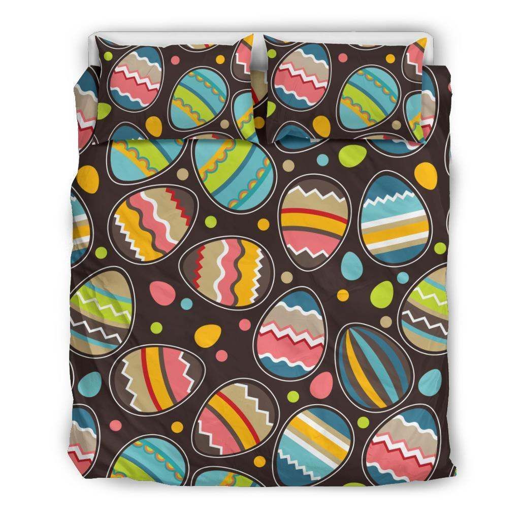 Easter Eggs Pattern Print Design Bedding Set