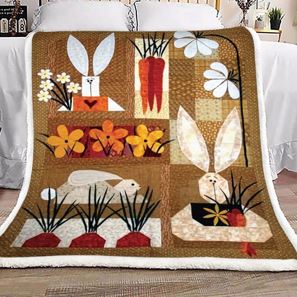 Easter Sherpa Fleece Blanket