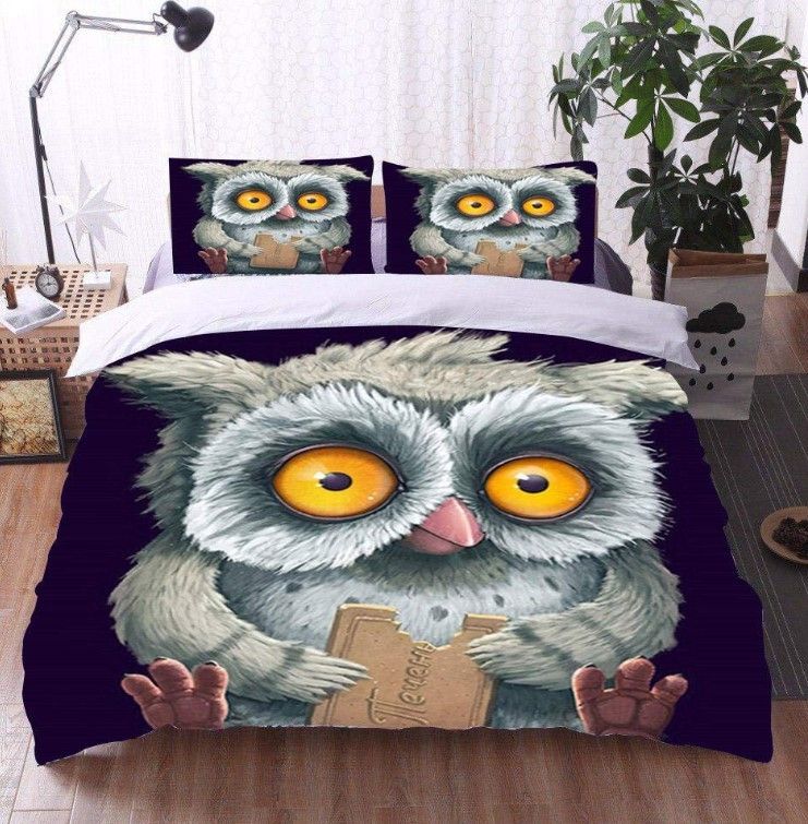 Eating Owl Bedding Set