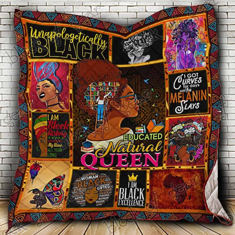 Educated Natural Queen CL19100283MDQ Quilt Blanket
