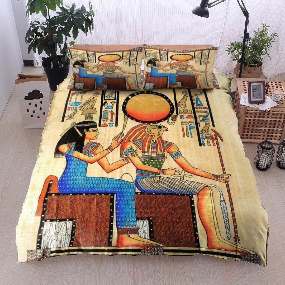 Egypt Color Printed Bedding Set