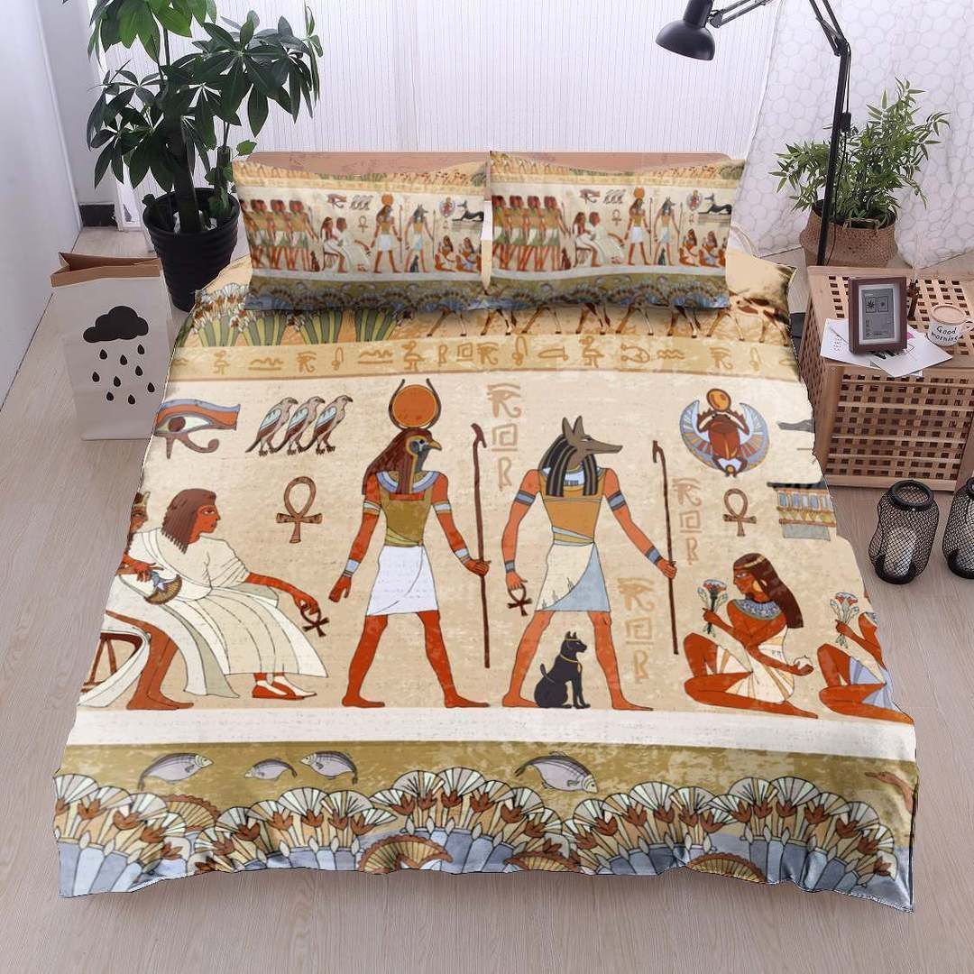 Egypt Cotton Bed Sheets Spread Comforter Duvet Cover Cotton Bed Sheets Spread Comforter Bedding Set
