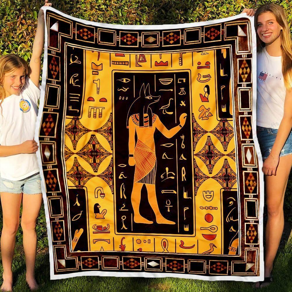 Egypt Pattern Fleece Blanket