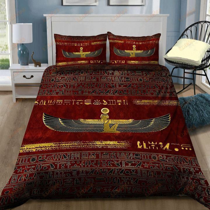 Egypt Red Bedding Set