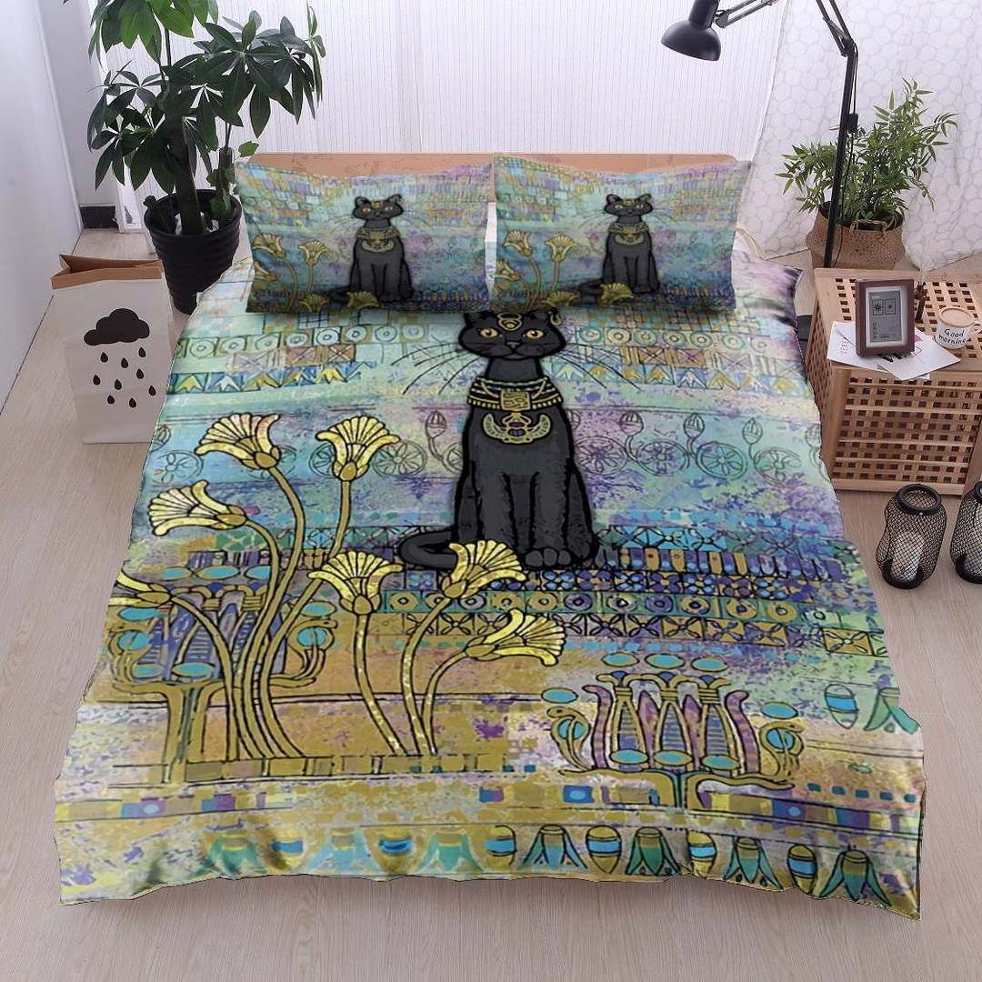 Egyptian Cat Bedding Set